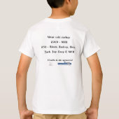 T-shirt 2ème Plongeon annuel du manque (Dos)