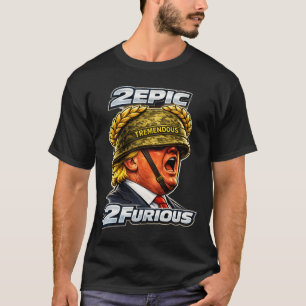 T-shirt 2Epic 2 Furieux – Parodie de dessin animé de Trump