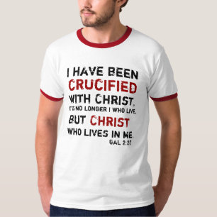T-shirt 2h20 de gallon j'ai été crucifié avec le Christ