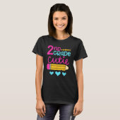 T-shirt 2nd Grade Cutie First Day of School Back to School (Devant entier)