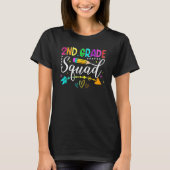 T-shirt 2nd Grade Squad Back To School Second Grade Teache (Devant)