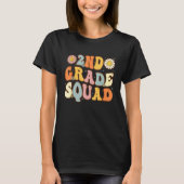 T-shirt 2nd Grade Squad Second Teacher Student Team Back T (Devant)