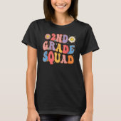 T-shirt 2nd Grade Squad Second Teacher Student Team Back T (Devant)