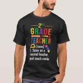T-shirt 2nd Grade Teacher Definition Meaning Back to Schoo (Devant)