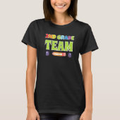 T-shirt 2nd Grade Team Second Grade 2nd Class Boys (Devant)