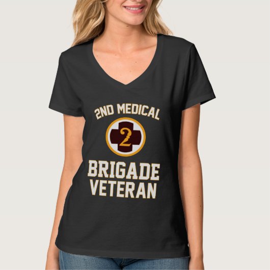 T-shirt 2nd Medical Brigade Veteran Military Father Day Ch (Devant)