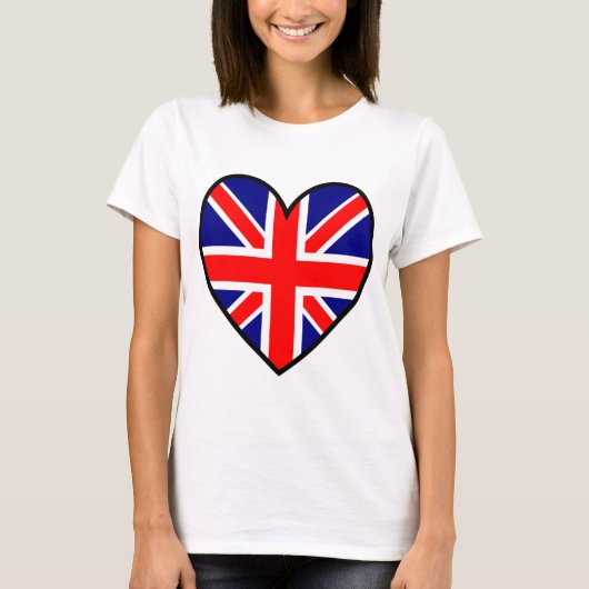 T-shirt 2unionjackheart (Devant)