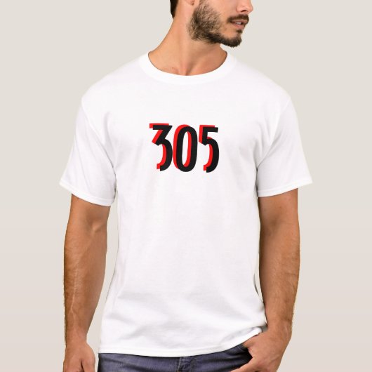 T-shirt ~305~ Miami TEE, CUSTOMISEZ-LE ! (Devant)