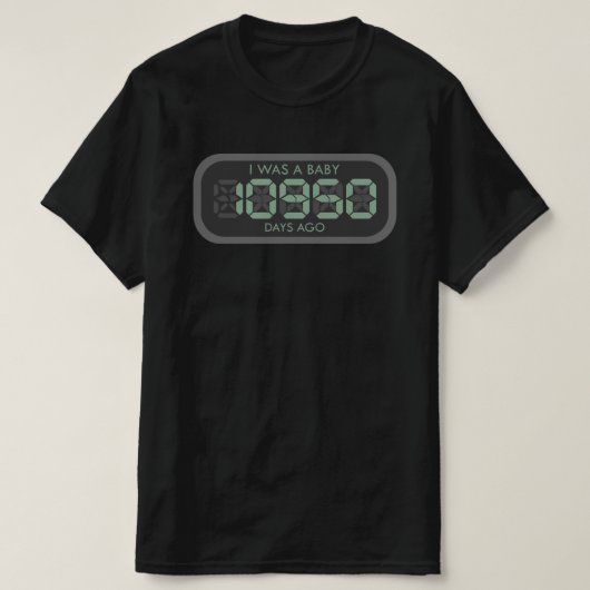 T-shirt 30 Ans Amusant (Design devant)