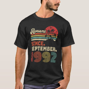T-shirt 30 ans Awesome depuis septembre 1992 30e Birt