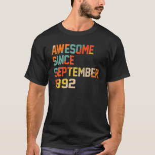 T-shirt 30 Ans Awesome Depuis Septembre 1992 30th 17