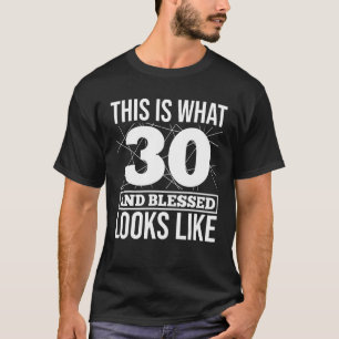 T-shirt 30 Ans Béni 30e Anniversaire Crew Christian
