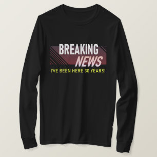 T-shirt 30 ans d'anniversaire de travail 30e employé