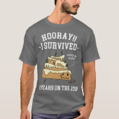 T-shirt 30 ans dans l'emploi 30e anniversaire de l'employé (Devant)