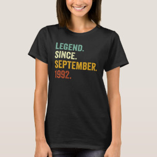 T-shirt 30 ans de légende depuis septembre 1992 30th Bir