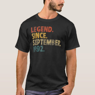 T-shirt 30 ans de légende depuis septembre 1992 30th Bir