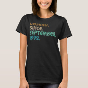 T-shirt 30 ans de légende depuis septembre 1992 30th Bir