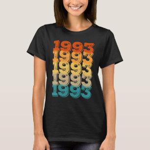 T-shirt 30 Ans Père Fils Vintage Né En 1993 Année 30T