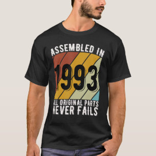 T-shirt 30 Ans Ventilateurs De Voiture Né En 1993 30th Bi