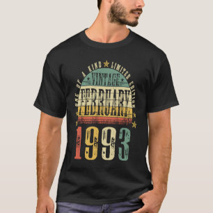 T-shirt 30 ans Vintage stupéfiant depuis février 1993 30