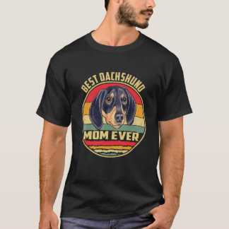 T-shirt 30 Meilleure Maman de Dachshund Vintage