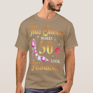 T-shirt 30 Year Old 30 & Fabulous Since 1992 30th Birthday