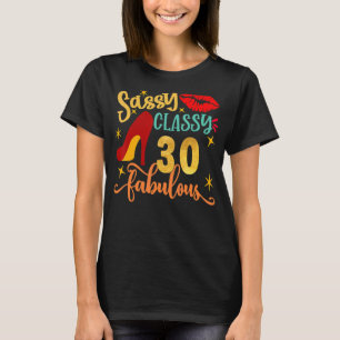 T-shirt 30 Year Old 30 & Fabulous Since 1992 30th Birthday