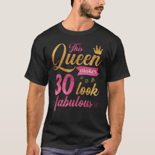 T-shirt 30 Year Old 30 & Fabulous Since 1992 30th Birthday