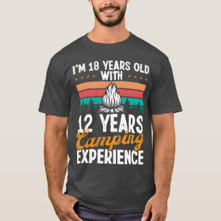 T-shirt 30 Year Old Camper Mountains Camping 30 Birthday g