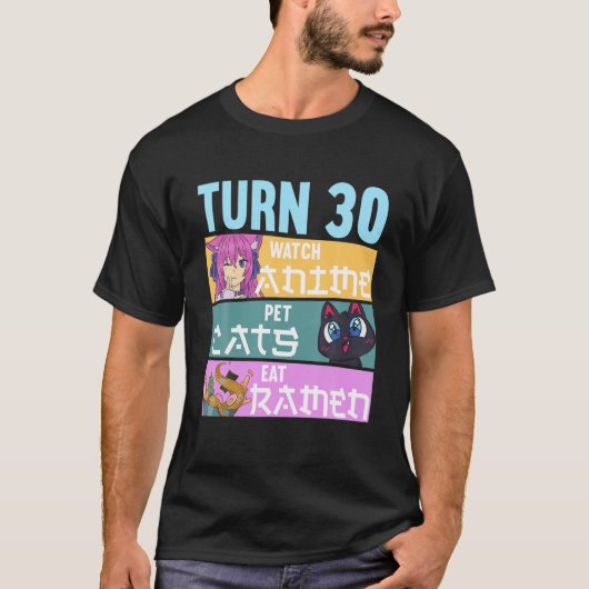 T-shirt 30E Annime Pyjamas I Pet Cats (Devant)