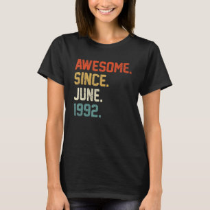 T-shirt 30e anniversaire 30 ans stupéfiant depuis juin 199