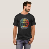 T-shirt 30E Anniversaire Absolument Incroyable Depuis Août (Devant entier)
