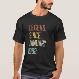 T-shirt 30E Anniversaire Cadeaux Pour Hommes Légende Femme