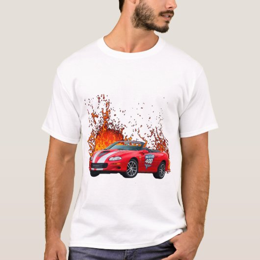 T-shirt 30e anniversaire de la voiture de course Chevy Cam (Devant)
