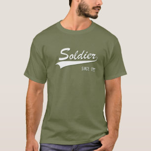 T-shirt 30E Anniversaire De Soldat En Service Depuis 1992 