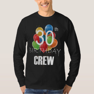 T-shirt 30e Anniversaire Équipage 30 Groupe d'équipages de
