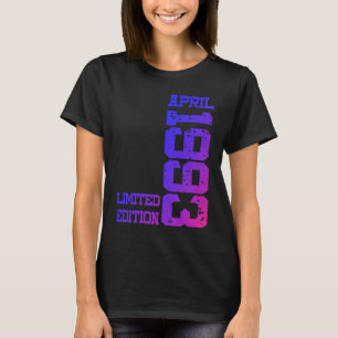 T-shirt 30e anniversaire femme homme 30 ans avril 1993