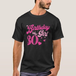 T-shirt 30e anniversaire fille Couronne 30 ans Anniversair