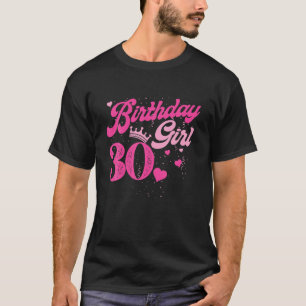 T-shirt 30e anniversaire fille Couronne 30 ans Anniversair