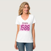T-shirt 30e anniversaire Gift 1986 Limited Edition V65F (Devant entier)