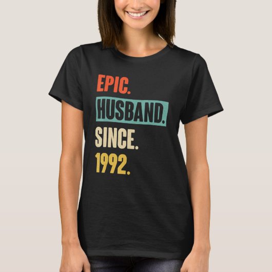 T-shirt 30e anniversaire Mariage pour lui Epic Mari Sinc (Devant)