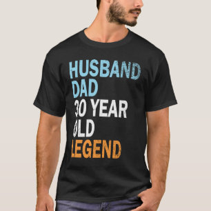 T-shirt 30e anniversaire pour hommes 30 ans papa Vintage