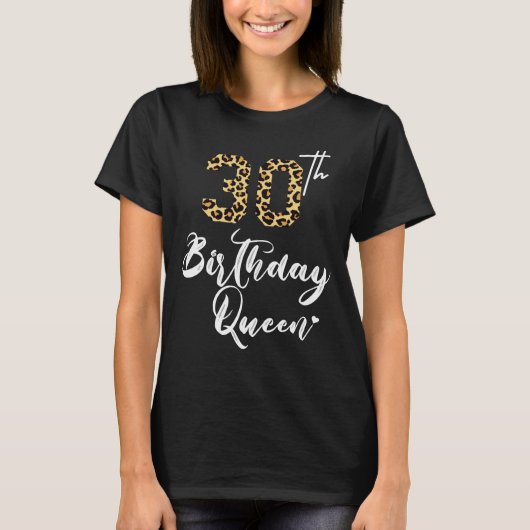 T-shirt 30e anniversaire reine | 30E ANNIVERSAIRE (Devant)
