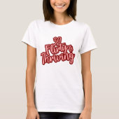 T-shirt 30e anniversaire Trente Flirty et Fun Fun Rose (Devant)