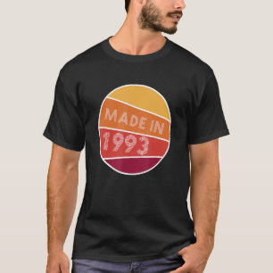 T-shirt 30e Anniversaire u2013 Fait En 1993 7