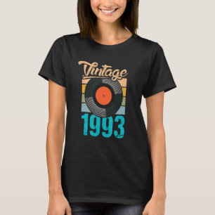 T-shirt 30e anniversaire u2013 Vintage 1993 Vinyl Record