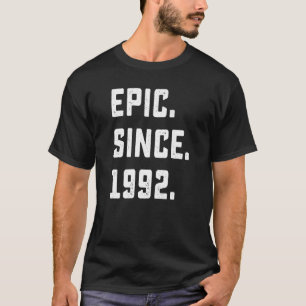 T-shirt 30e anniversaire Vintage Epic depuis 1992 30 ans O