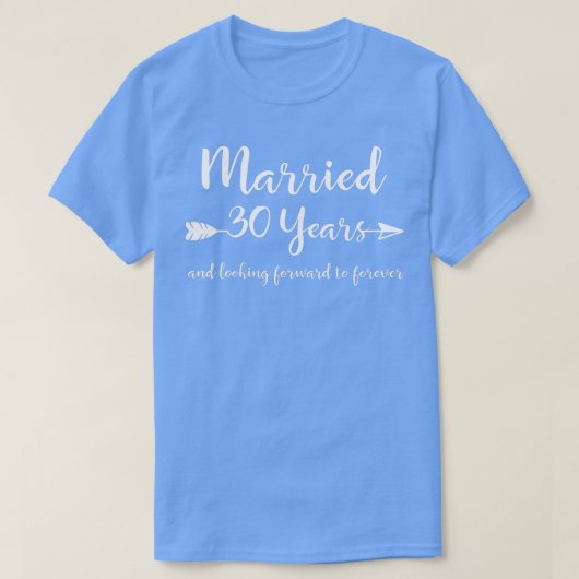 T-shirt 30e Wedding Anniversary Venin for Him Couples (Design devant)