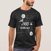 T-shirt 30th Birthday Square Root Math 30 Years Old Bday (Devant)