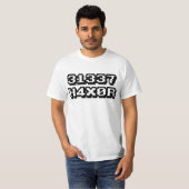 T-SHIRT 31337 H4X0R (Devant entier)